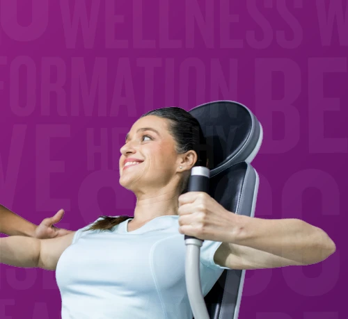 Mujer entrenando en Curves